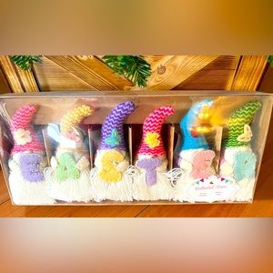 Cottontail Easter Gnomes set of 6. Offers are welcome